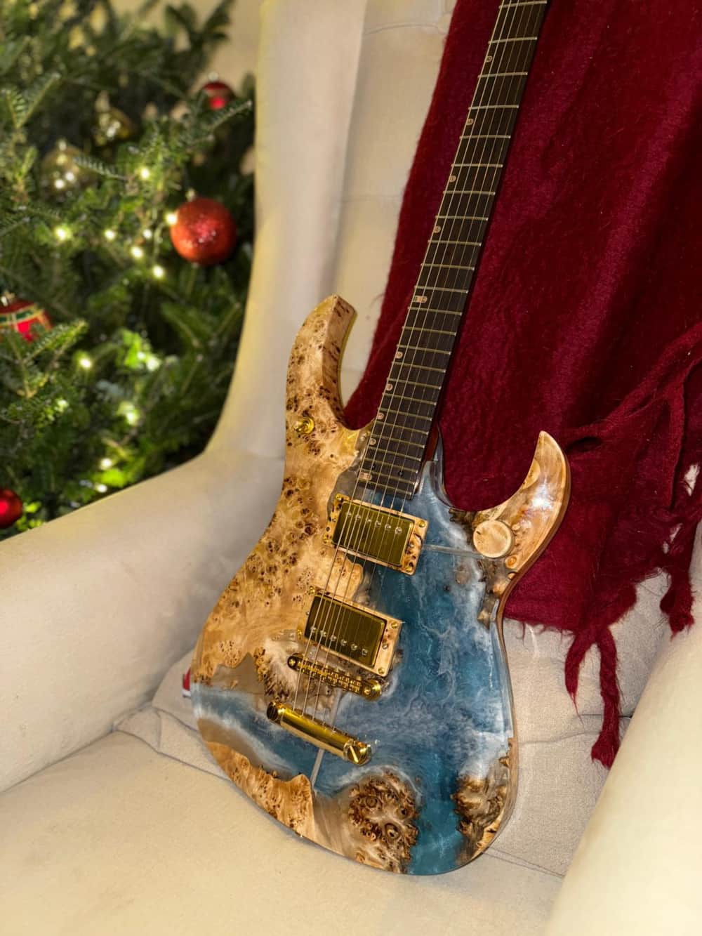 Epoxy Drvo Gitara (3)